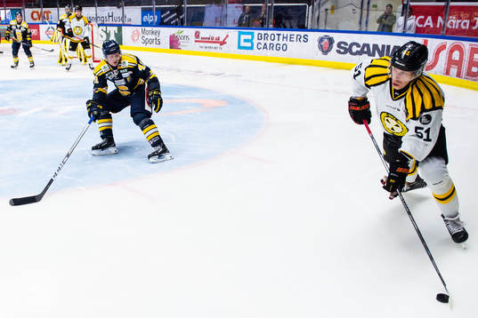 Södertäljes Alexander Falk och Brynäs Tomi Sallinen