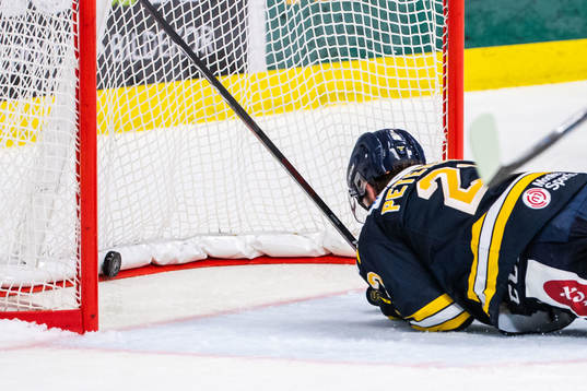 Södertäljes Bobbo Pettersson ser Brynäs 3-1 gå in av