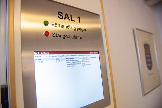 En informationstavla