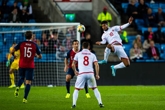 Even Hovland of Norway and Kyrian Nwoko of Malta