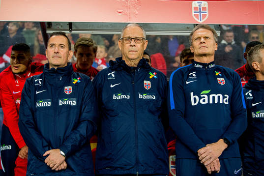 Per Joar Hansen, assistant coach, Lars Lagerbäck, head