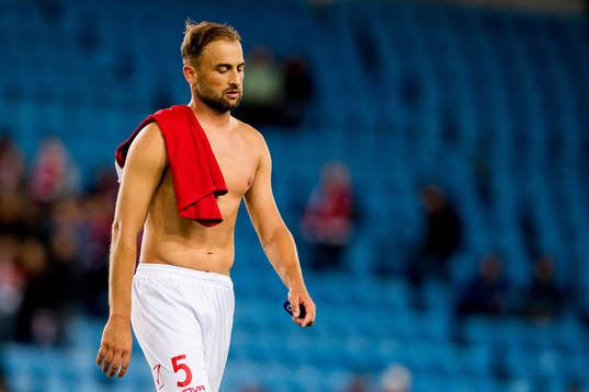 Andrei Agius of Malta looks dejected