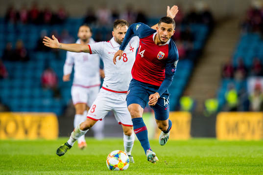 Paul Fenech of Malta and Omar Elabdellaoui of Norway