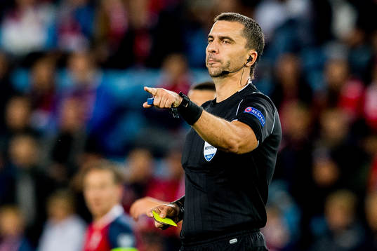 Referee Dumitru Muntean