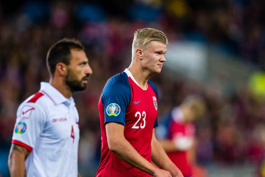 Erling Braut  Haaland of Norway
