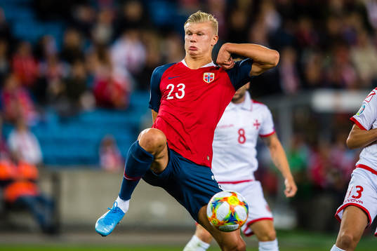Erling Braut  Haaland of Norway