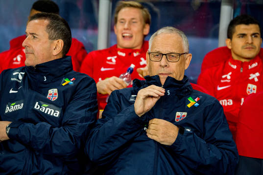 Lars Lagerbäck, head coach of Norway