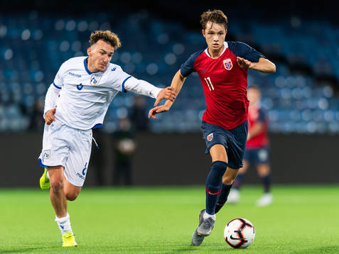 Giannis Gerolemou of Cyprus and Håkon Evjen of Norway