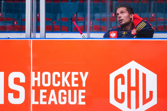 Jacob Josefson of Djurgården in the penalty box