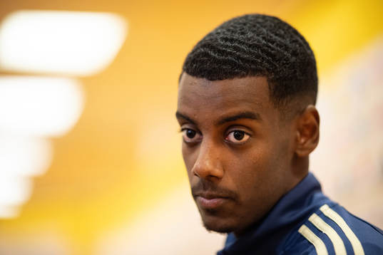 Alexander Isak of the Swedish national football team