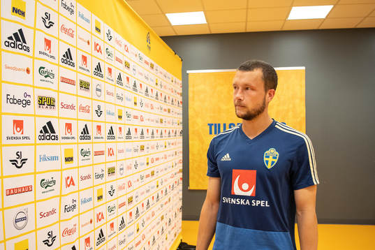 Jakob Johansson of the Swedish national football team