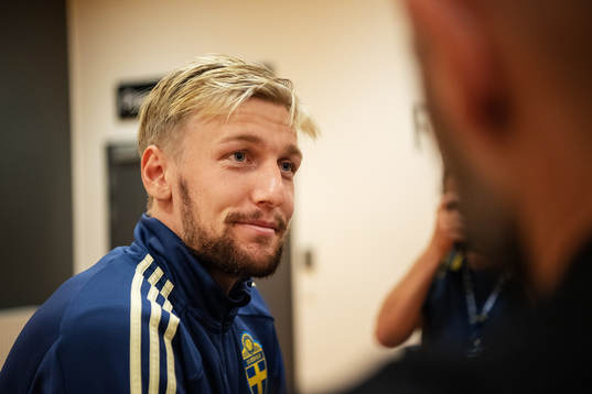 Emil Forsberg of the Swedish national football team