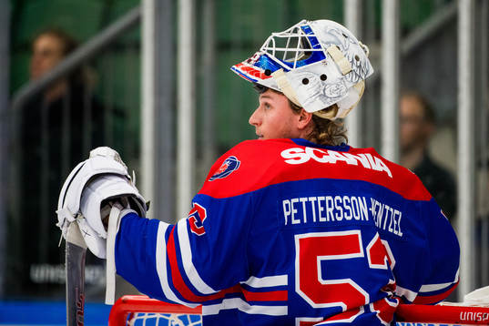 Oskarshamns målvakt Fredrik Pettersson Wentzel