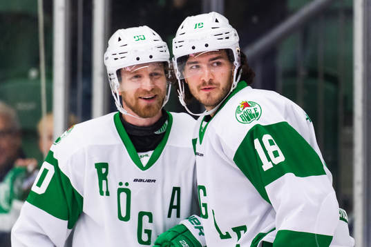 Rögles Ted Brithén och Dennis Everberg jublar