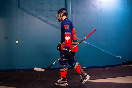 Alexander Holtz of Djurgården looks dejected