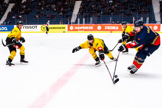 Julian Grosslercher and Mark Flood of Vienna Capitals