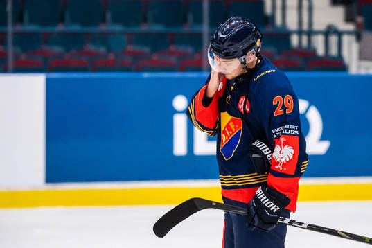 Sebastian Strandberg of Djurgården looks dejected