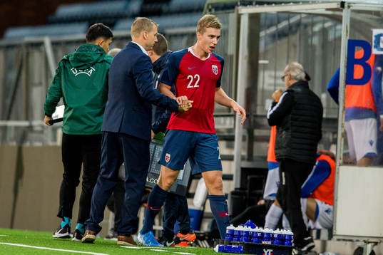 Leif Gunnar Smerud, head coach of Norway U21, and Kristian