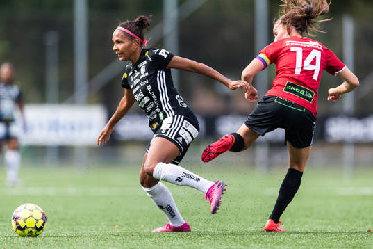 Piteås Madelen Janogy och Limhamn Bunkeflos Erin Gunther