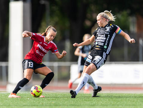 Limhamn Bunkeflos Olga Ahtinen och Piteås Josefin Johansson