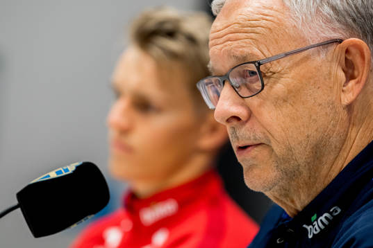 Lars Lagerbäck, head coach of Norway