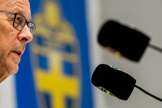 Lars Lagerbäck, head coach of Norway