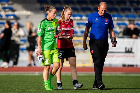 Limhamn Bunkeflos målvakt Chandra Bednar, Maria Møller