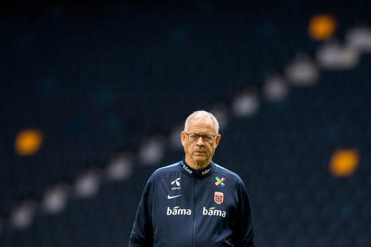 Lars Lagerbäck, head coach of Norway