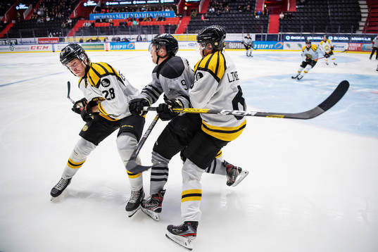 Brynäs Lukas Zetterberg och Alexander Lindelöf