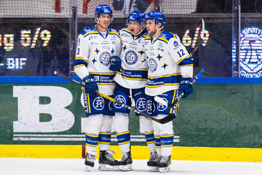 Leksands Jon Knuts, Martin Karlsson och Fredrik Forsberg
