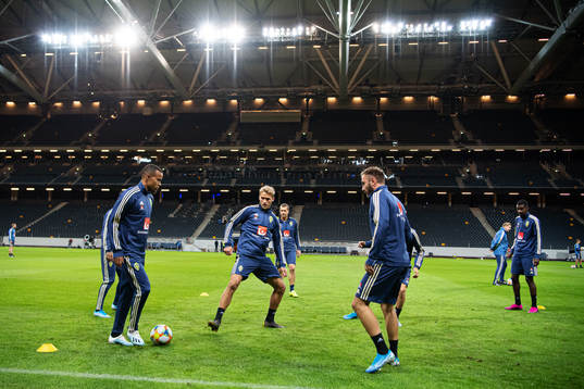 Robin Quaison, Sebastian Andersson, Jakob Andersson, Muamer