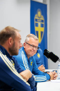Head coach Janne Andersson of the Swedish national football