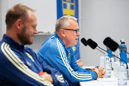 Head coach Janne Andersson of the Swedish national football