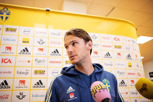 Albin Ekdal of the Swedish national football team