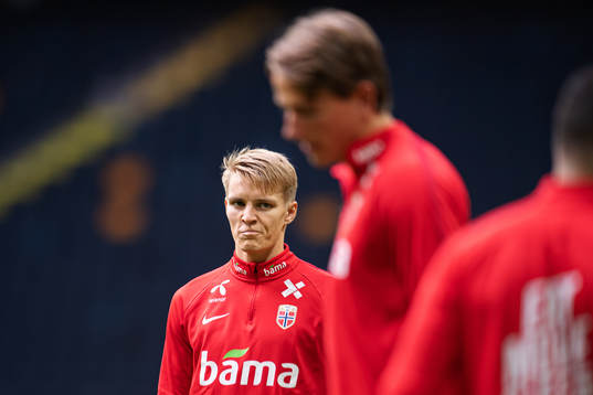 Martin Ødegaard of the Norwegian national football team