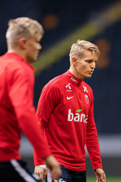 Martin Ødegaard of the Norwegian national football team