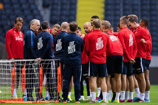 Lars Lagerbäck, head coach of the Norwegian national