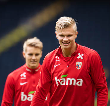 Erling Braut Haaland of the Norwegian national football team