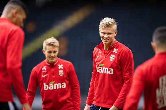 Erling Braut Haaland of the Norwegian national football team