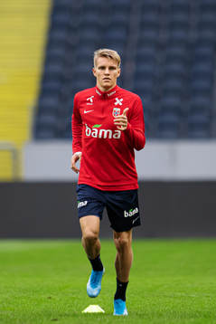 Martin Ødegaard of the Norwegian national football team