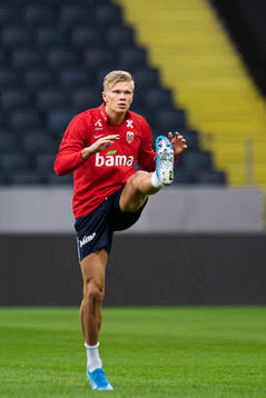 Erling Braut Haaland of the Norwegian national football team