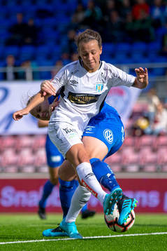Göteborgs Julia Zigiotti Olme och Eskilstunas Lisa