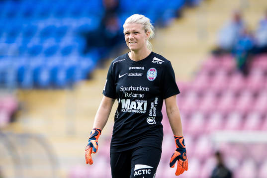 Eskilstunas målvakt Emelie Lundberg
