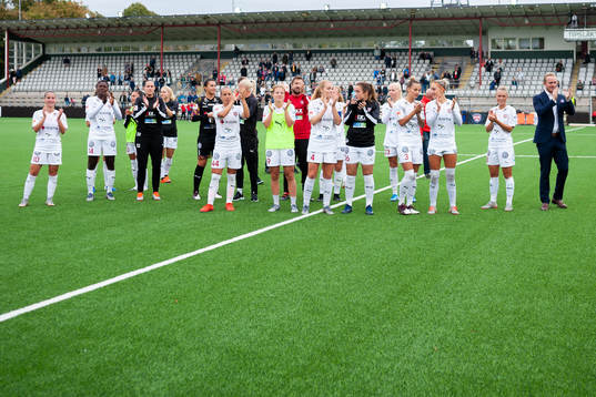 Rosengårds spelare jublar