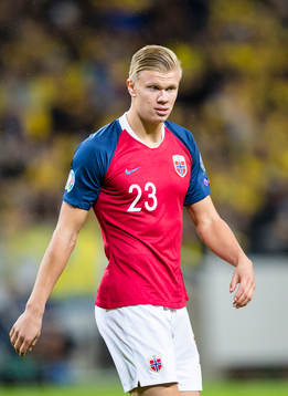 Erling Braut Haaland of Norway