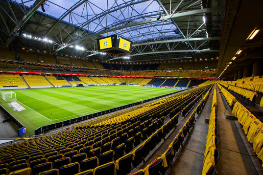 General view of Friends Arena