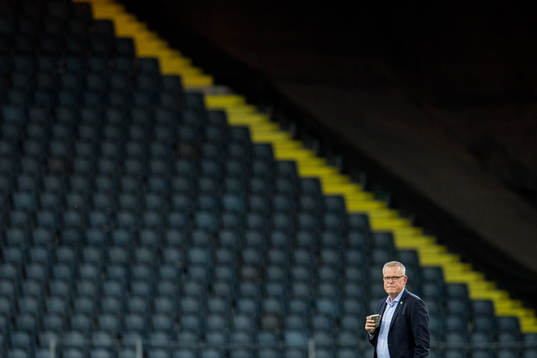 Janne Andersson, head coach of Sweden