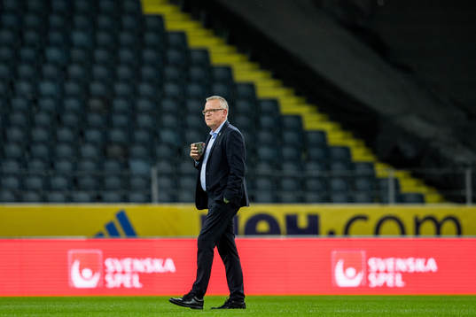 Janne Andersson, head coach of Sweden
