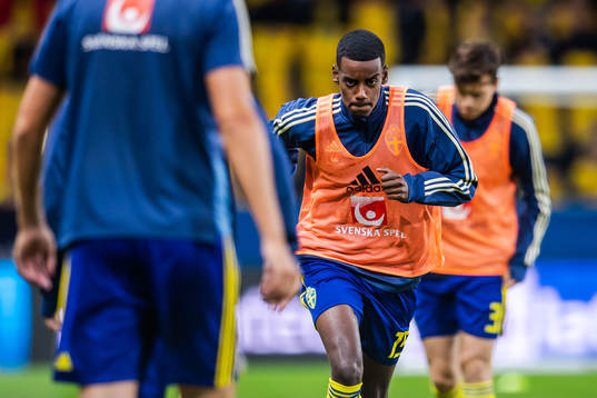 Alexander Isak of Sweden