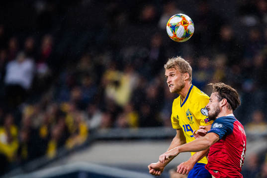 Sebastian Andersson of Sweden and Håvard Nordtveit of